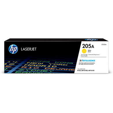 Genuine HP 205A Yellow Toner Cartridge (900 Pages)